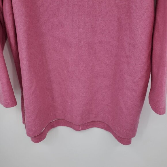 NWT By Anthropolgie Long Sleeved Mock Neck Tunic Sweater Medium Cozy Boho Basics - Picture 16 of 16